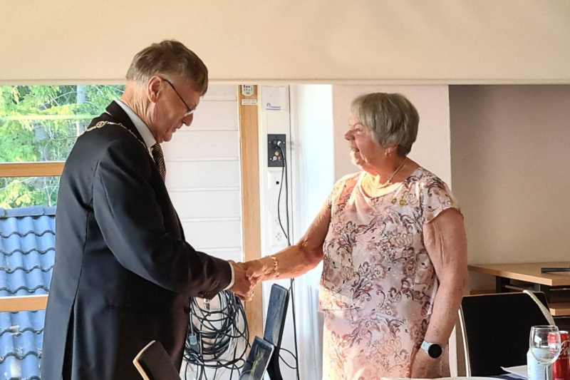 Presidentskifte og nytt rotaryår