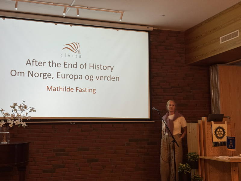 Mathilde Fasting: Mot en ny Verdensorden? Hva skjer med de liberale demokratier?